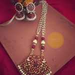 Imitation Pearl Kemp Long Necklace From Azhagi Beads