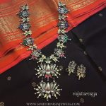 Pure Silver Floral Necklace From Rajatamaya