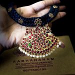 Black Threaded Kemp Necklace From Abharanam
