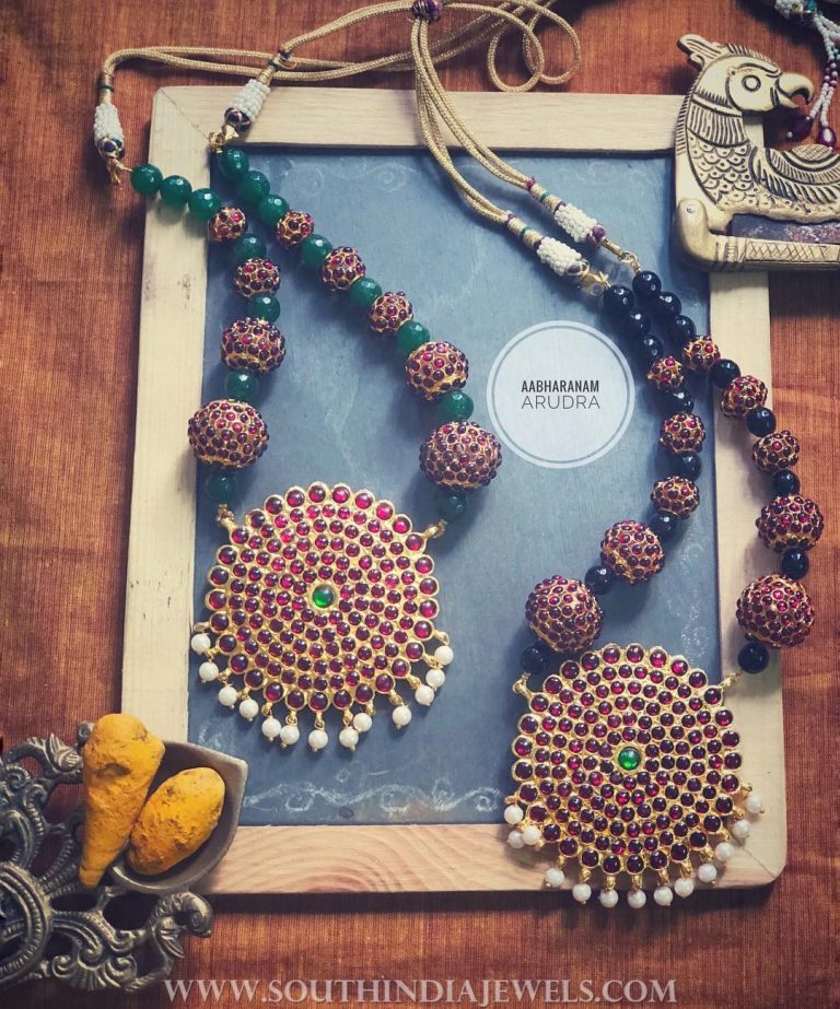 Bold kemp necklace aabharanam