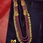 Gold Plated Multilayer Ruby Haram From Ms Pink Panthers