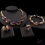 Pakistani Gold Bracelet Necklace And Earring Set From P.Satyanarayan & Sons Jewellers
