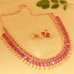 Attractive Stone Necklace Set From Magha Store