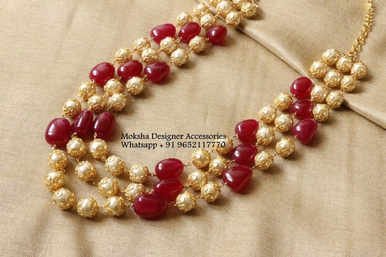 Designer Beaded Necklace From Moksha Designer Accessories