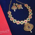 Gorgeous Floral Necklace Set From Aarvee