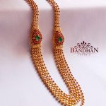 Gorgeous Gold Plated Haram From Bandhan