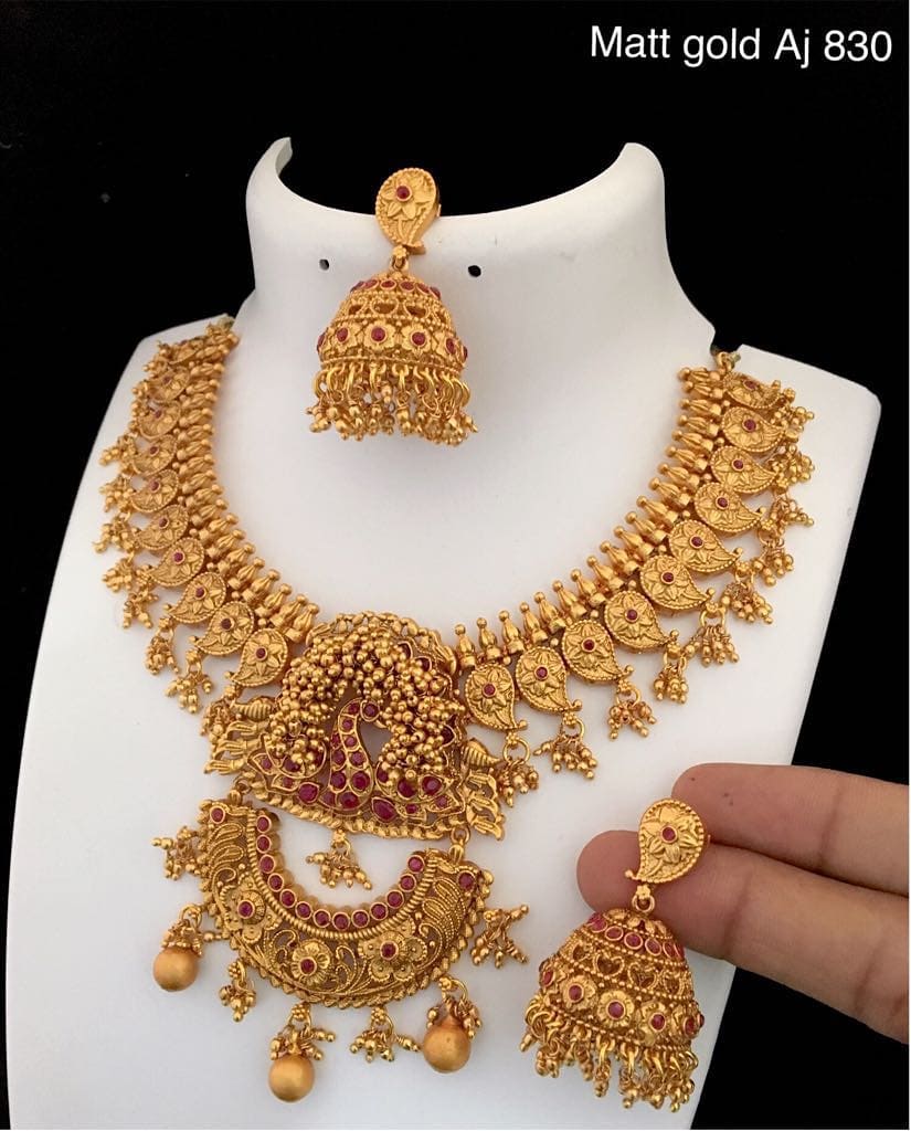 Imitation Necklace Set From Bead Chicz - South India Jewels