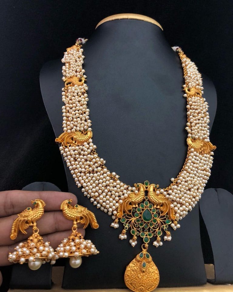 Pearl Necklace Set From Embelish Chennai