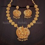 Antique Temple Necklace From Kushal Fashion Jewellery