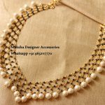 Beautiful Pearl Necklace From Moksha