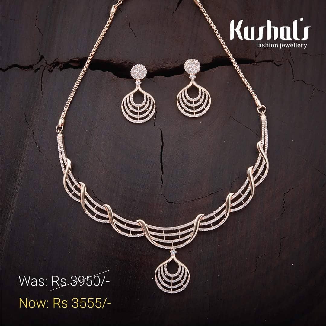 Delightful Necklace Set From Kushal's Fashion Jewellery
