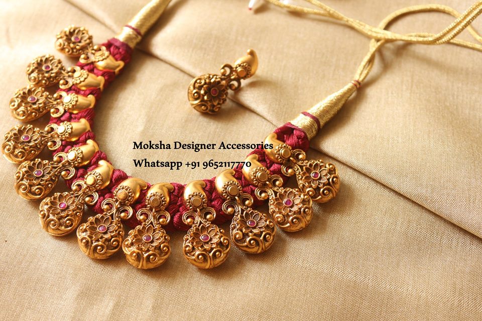 Floral Designer Necklace From Moksha