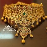 Antique Gold Plated Choker From Bandhan