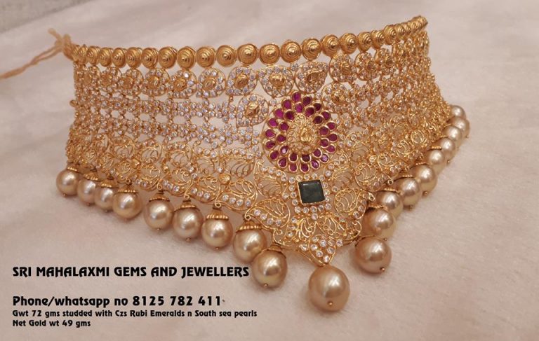Bold Choker From Mahalakshmi Jewellers