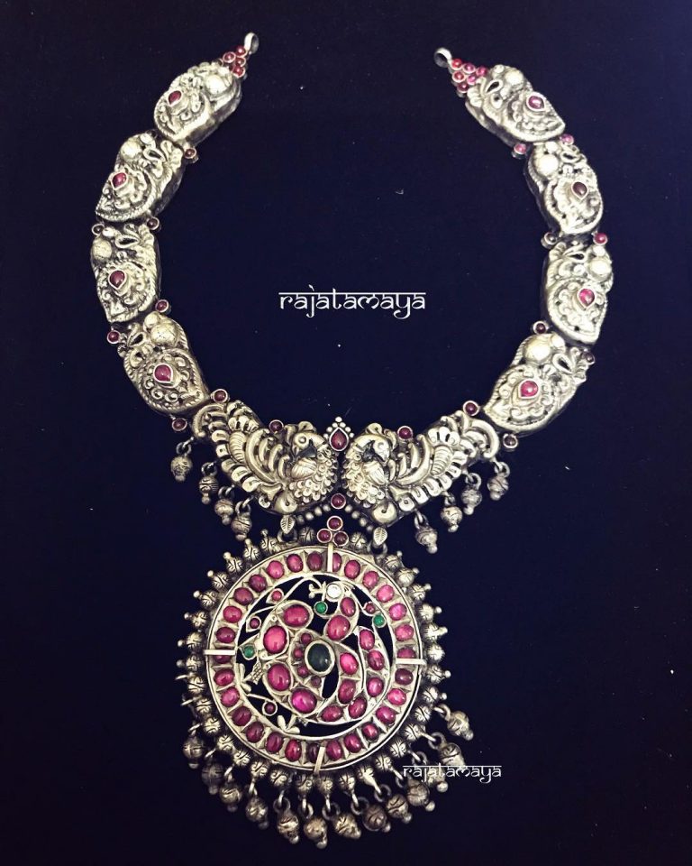 Classy Silver Necklace From Rajatamaya