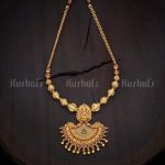 Simple Traditional Necklace From Kushal’s Fashion Jewellery