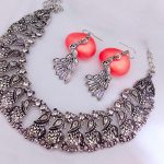 Stylish German Silver Necklace Set From Magha Store