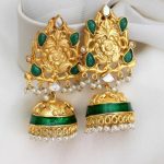 Brass Jhumka With Pearls From Aatman India