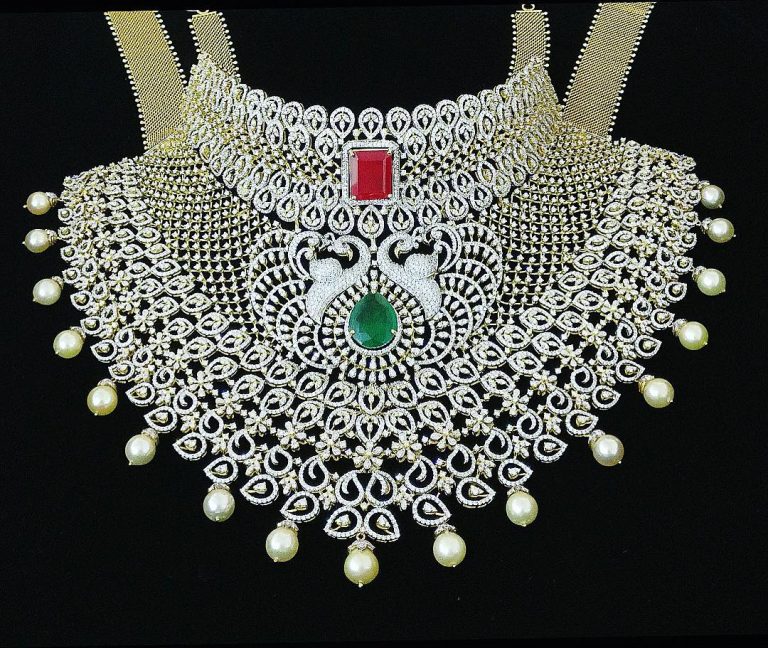 Bridal Diamond Choker P.Satyanarayan Sons Jewellers