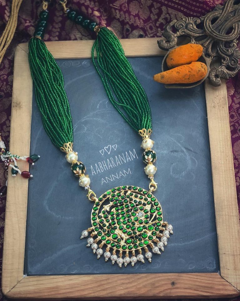 Decoractive Necklace From Aabharanam