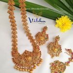 Decorative Temple Necklace Set From Vibha Creations