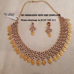 Gold Mango Necklace From Mahalakshmi Gems And Jewellers