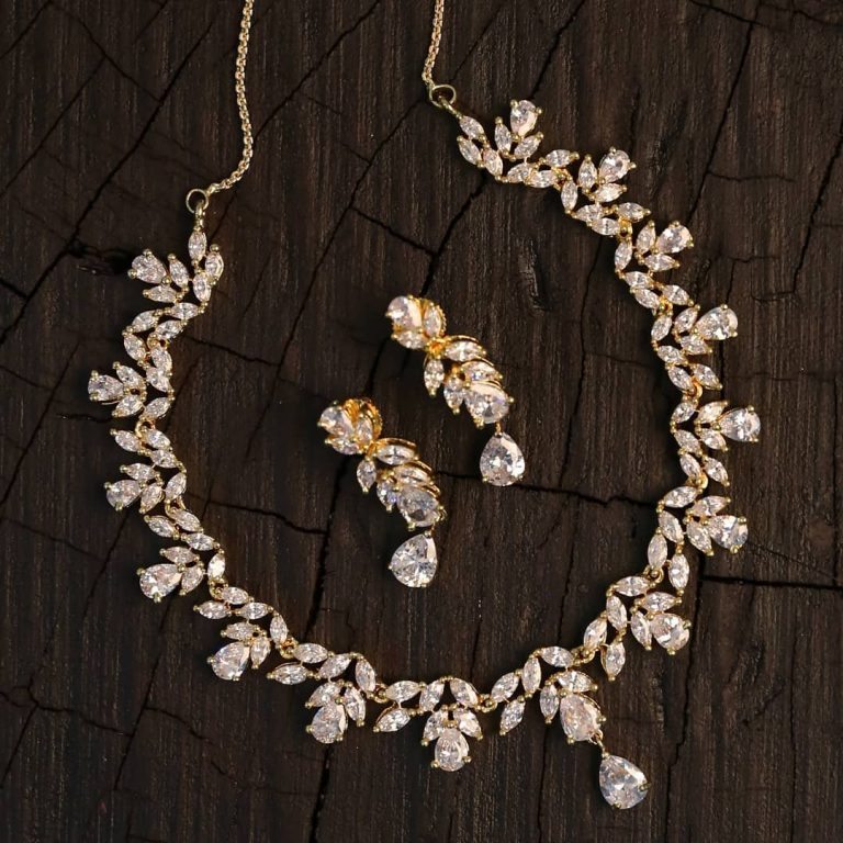 Precious White Stone Necklace From Kimi Girl