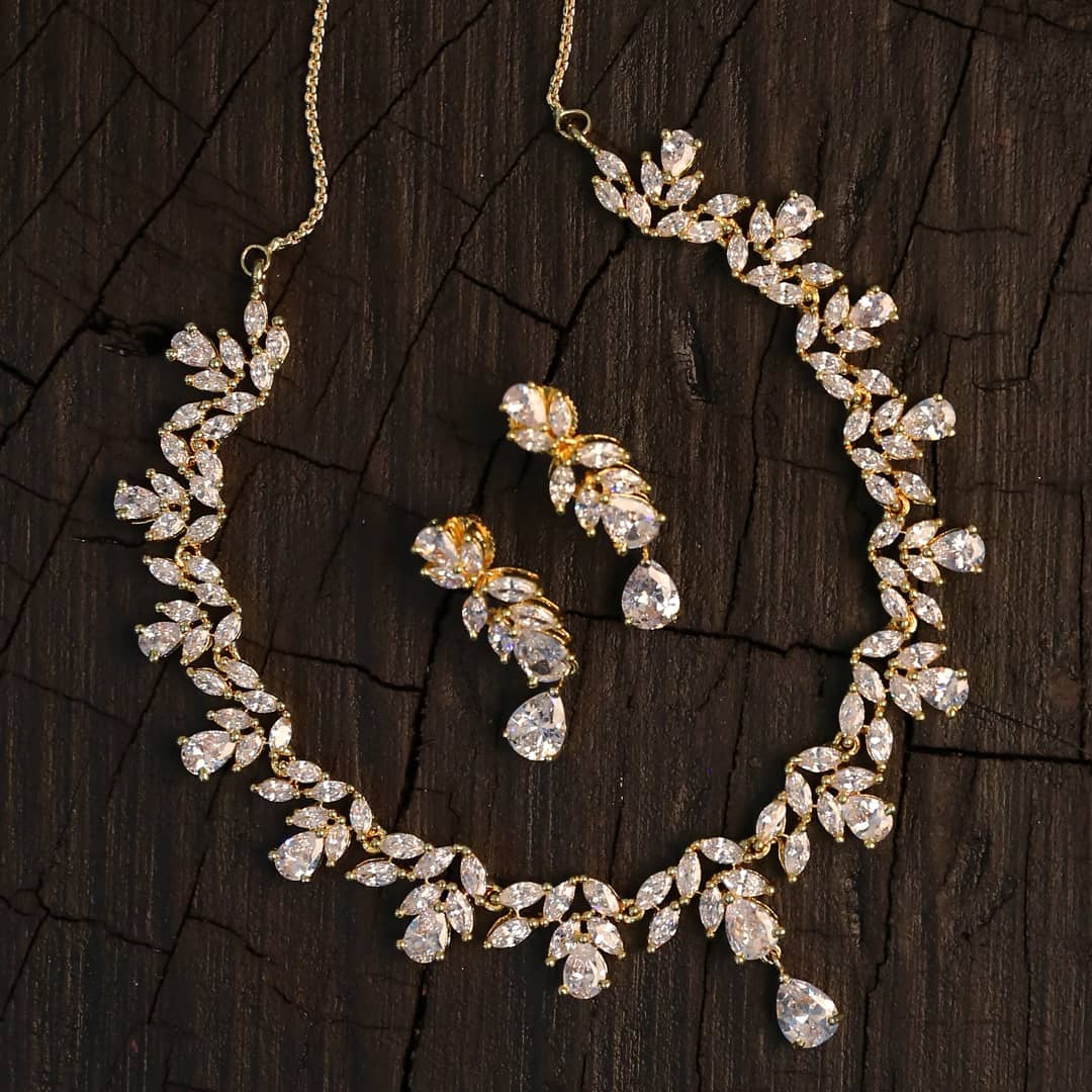 Precious White Stone Necklace From Kimi Girl