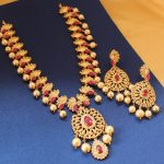 Pretty Long Necklace Set From Magha Store
