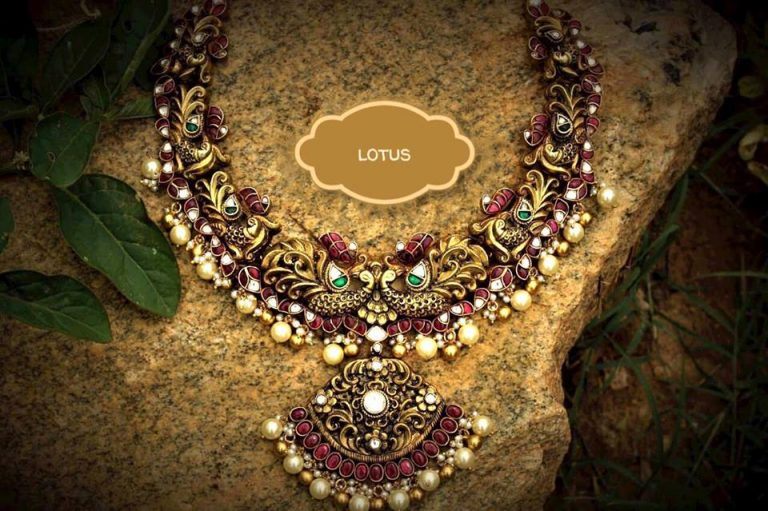 Adorable Necklace From Gold Lotus Silver Jewellery