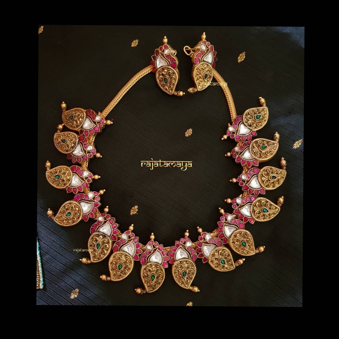 Amazing Necklace Set From Rajatamaya