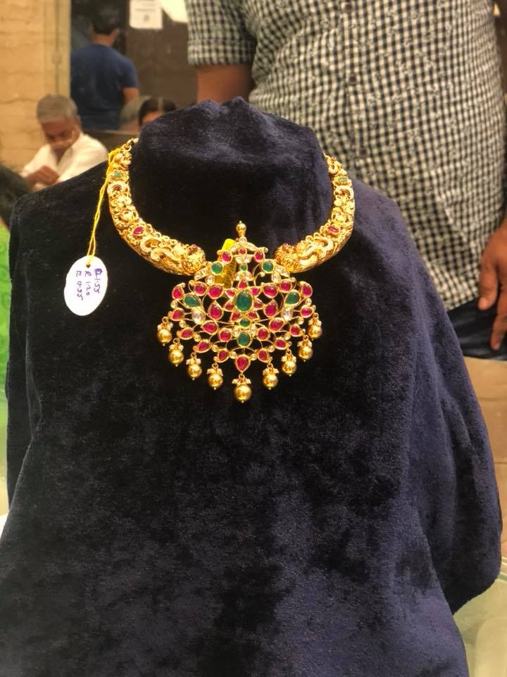 Antique Gold Necklace From Premlal Shanthilal Jain Jewellers