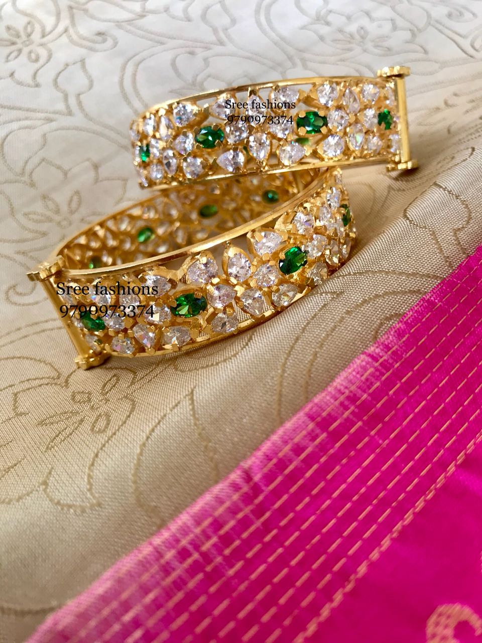 Beautiful Kada Bangle From Sree Exotic Jewelleries