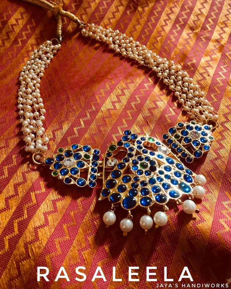 Beautiful Pearl Necklace From Jaya's Handiwork