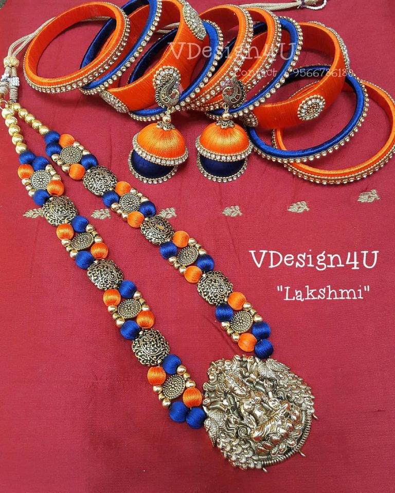 Beautiful Threadwork Necklace From Vdesign4U