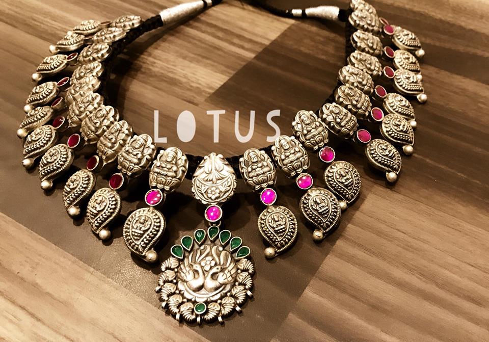 Majestic Silver Necklace From Gold Lotus Silver Jewellery