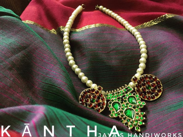 Pretty-Handmade Beaded Necklae From Jaya's Handiwork