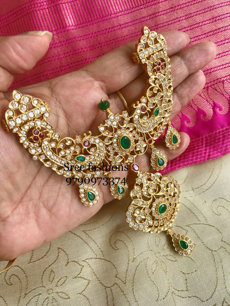 Stunning Stone Necklace From Sree Exotic Jewelleries