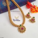 Adorable Gold Plated Necklace From Vibha Creations