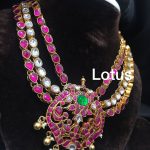 Multilayered Stone Necklace From Gold Lotus Silver Jewellery