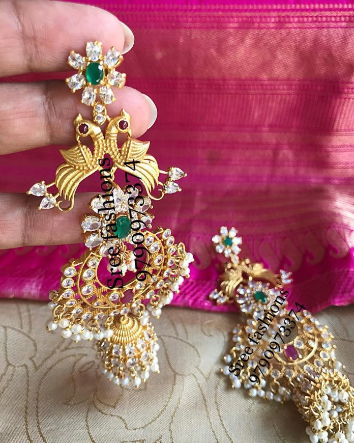 Stunning Earring From Sree Exotic Silver Jewelleries ~ South India Jewels