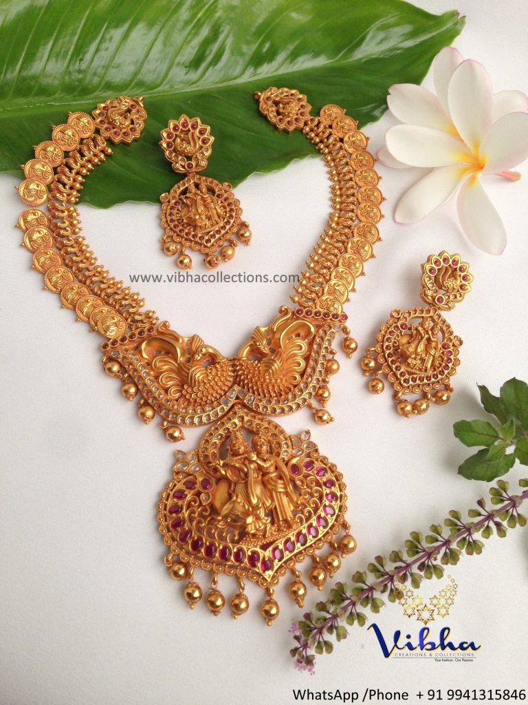 Stunning Temple Necklace Set from Vibha Creations