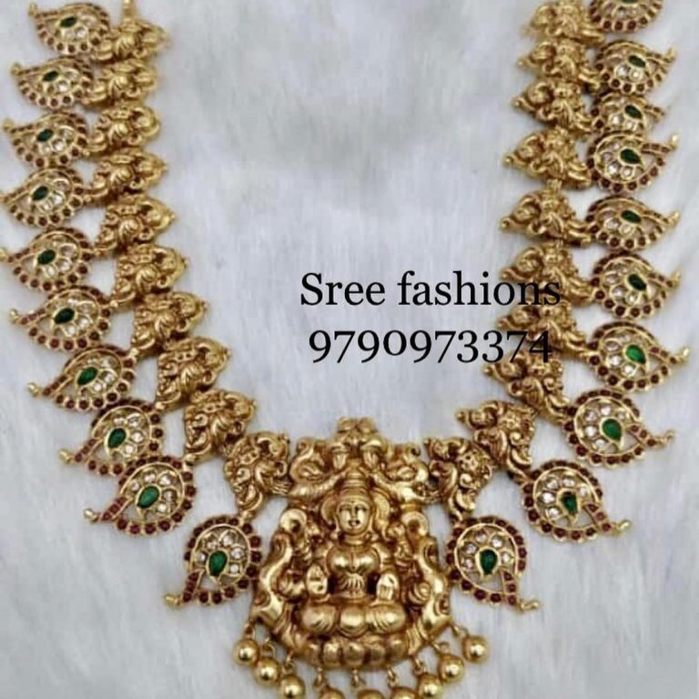 Amazing Mango Necklace From Sree Exotic Jewelleries