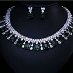 Classic Diamond And Emerald Necklace From Aarni By Shravani
