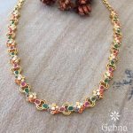 Graceful Gems Stone Necklace From Gehna India