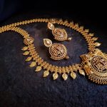 Kerala Style Kemp Necklace Set From Happypique