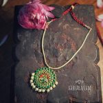 Simple And Cute Necklace From Aabharanam