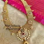 Stunning Long Necklace From Sree Exotic Silver Jewelleries