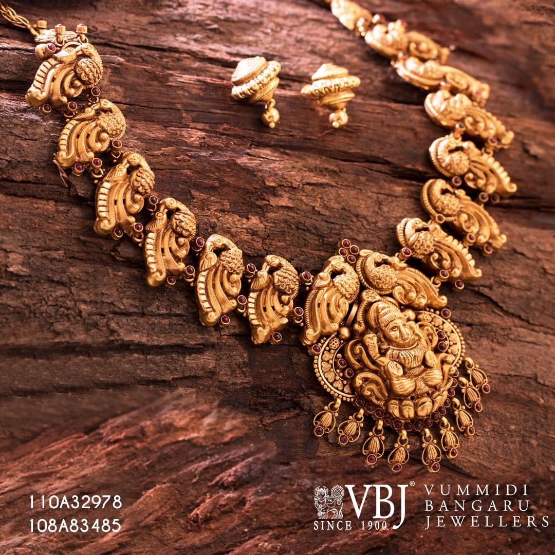 Trditional Gold Necklace From VBJ