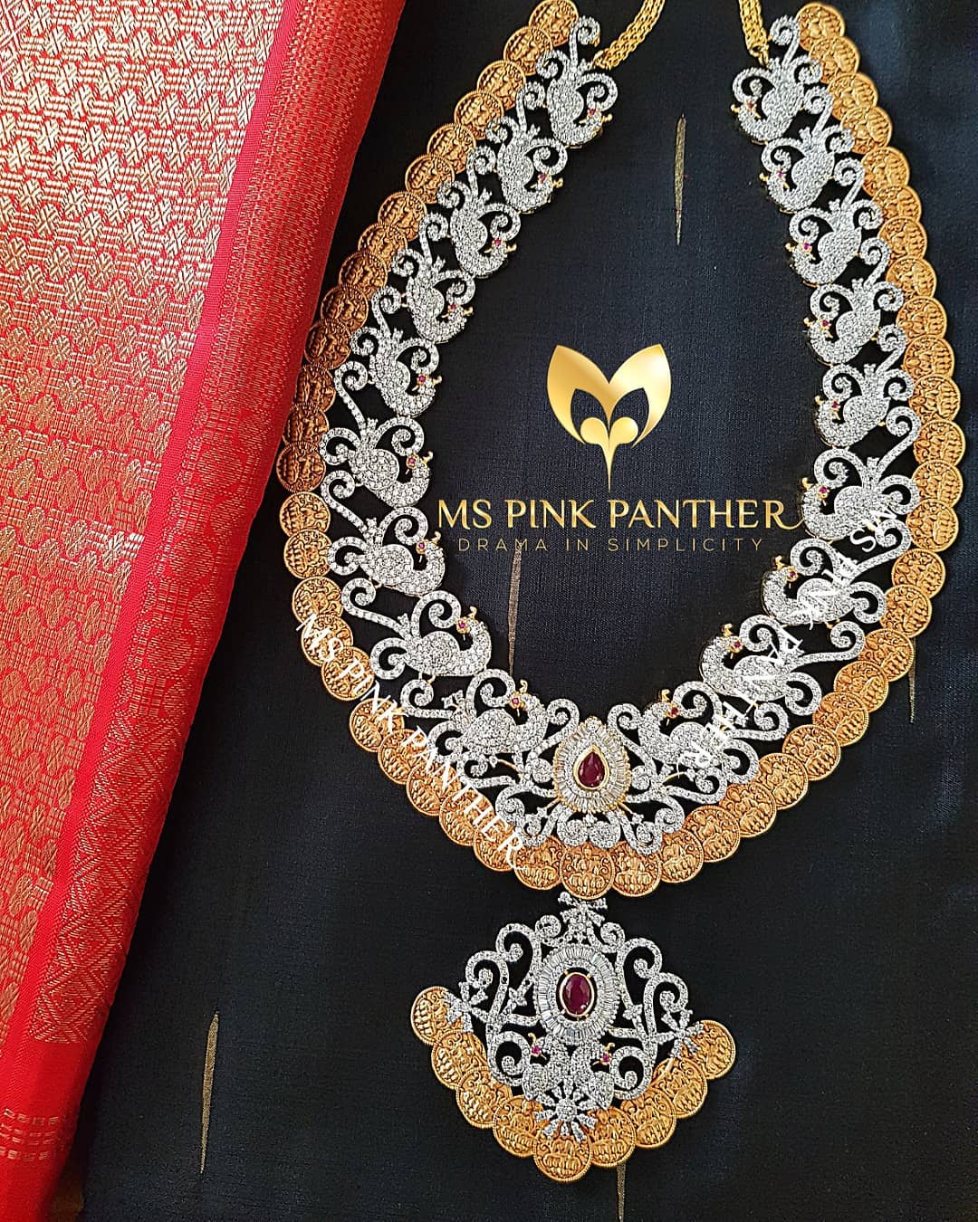 Eye Catching Long Necklace From Ms Pink Panthers